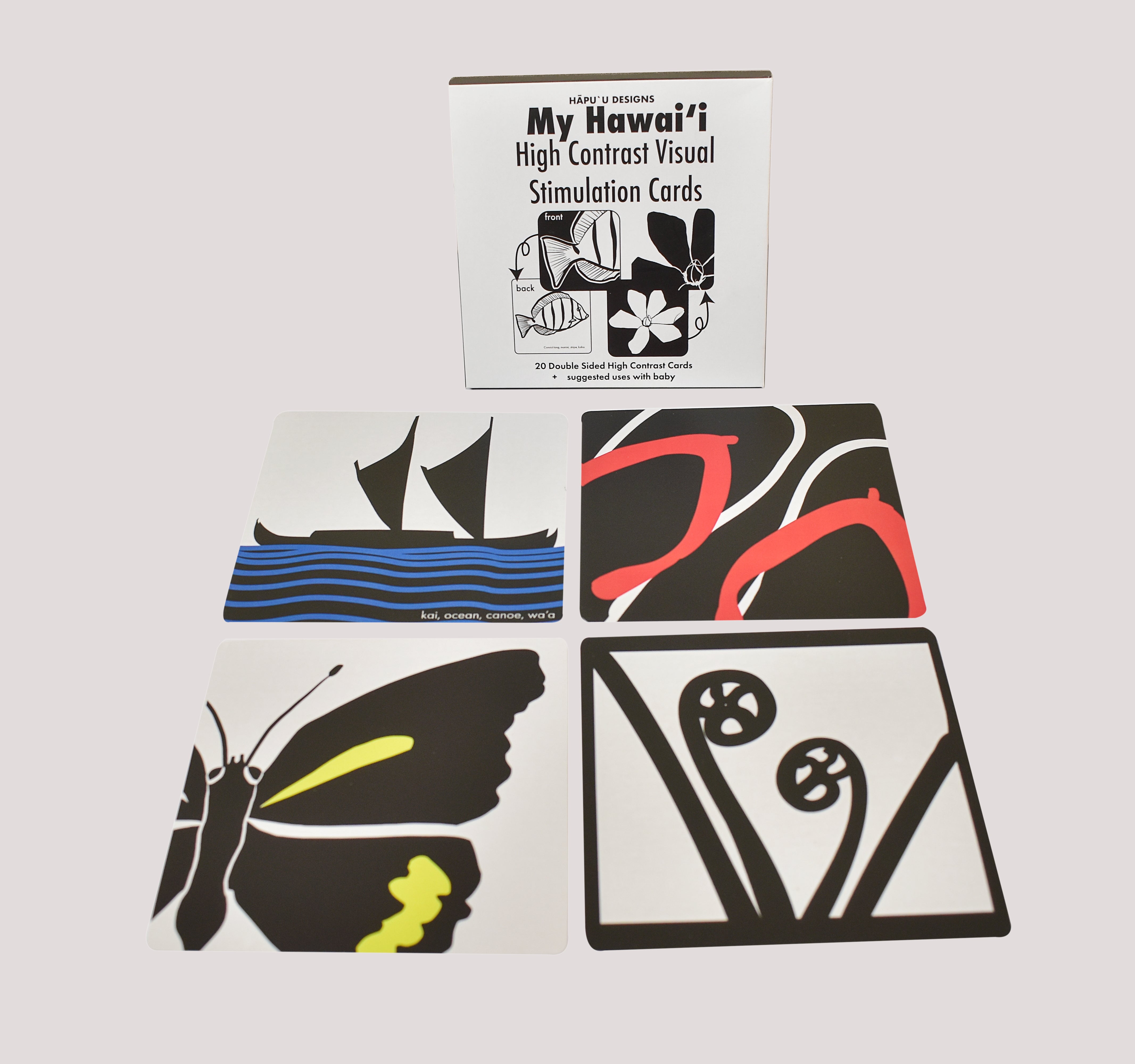 My Hawaiʻi: High Contrast Visual Stimulation Cards
