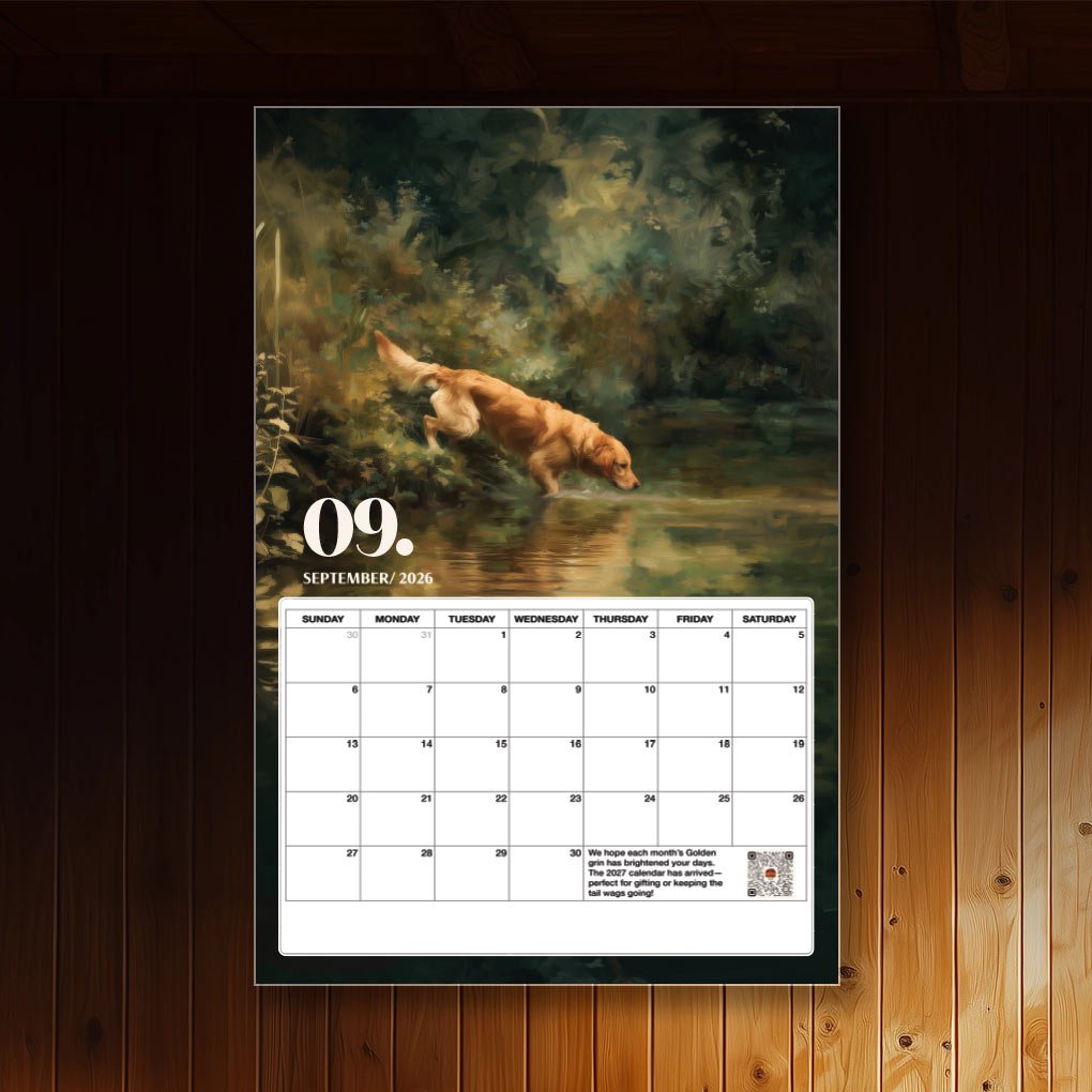 Golden Retriever 2026 Wall Calendar Vol. 2 – Real Dogs, Perfect Gift - Image 4