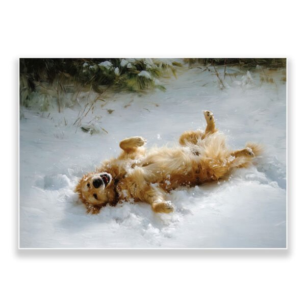 Set of 10 Golden Retriever Greeting Cards – Single Image Design, Blank Inside - Image 2